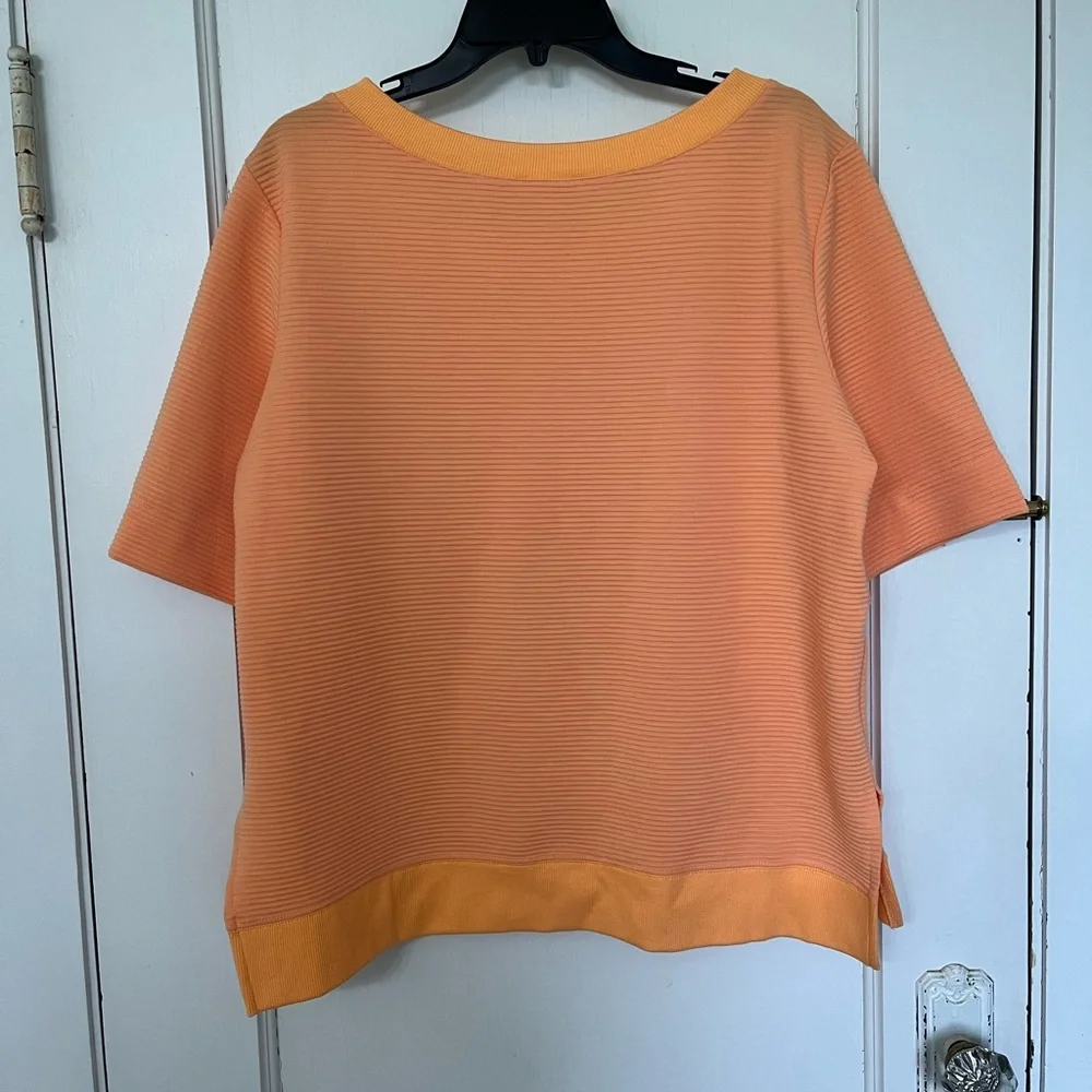 Tribal Jeans top, M, orange